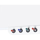 لوح أبيض + فليب شارت على أرجل متحرك ٧٠×١٠٠سم