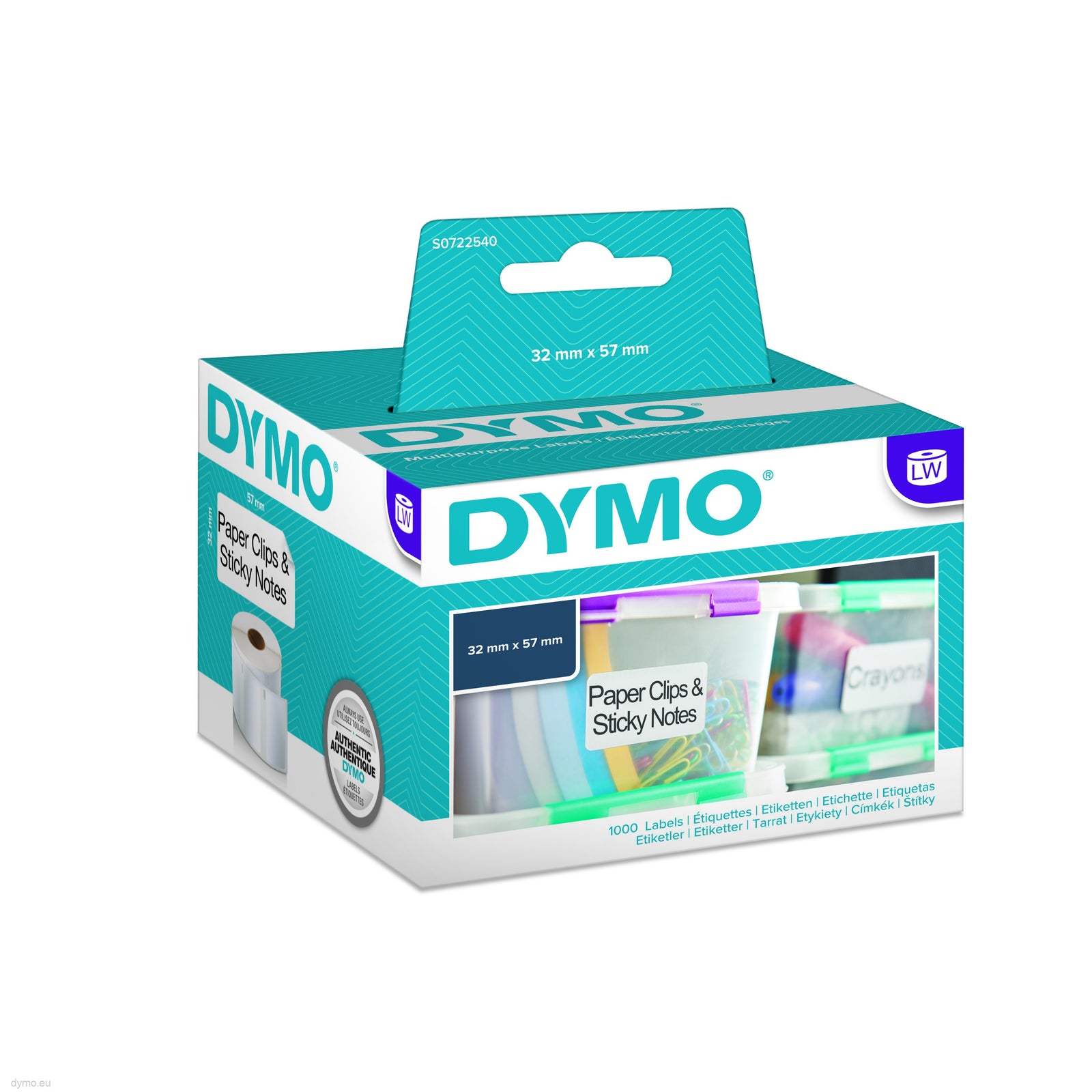 Dymo LW Multipurpose Labels 57x32 mm - 1 Roll of 1000