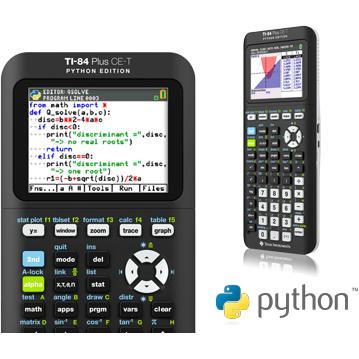 Texas Instruments TI 84 Plus CE Graphic Calculator Advanced