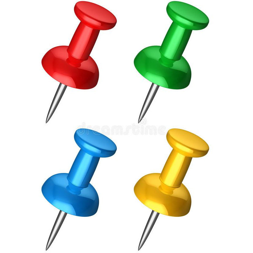 Abel Push Pins - Pack of 100