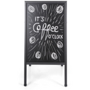Bi-Office Café Style  A-Frame Double Sided Chalkboard