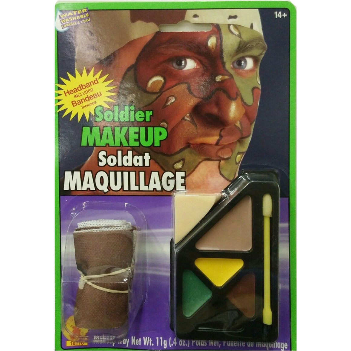 Soldier Makeup Kit with Headband