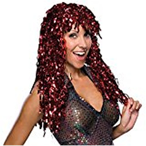 Sinful Seductress Tinsel Wig