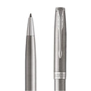 Parker Sonnet Stainless Steel CT Ballpoint Pen & 0.5mm Mechanical Pencil Set