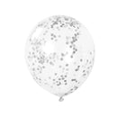 Unique 12" Confetti Balloons - Pack of 6