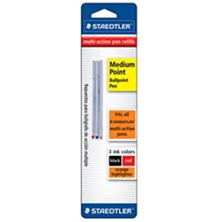 Staedtler Mini Pen Ball Point Medium Refill - Pack of 3