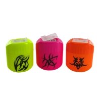 Kum Pencil Sharpener Twin Blades Neon Tattoo Oval Bin