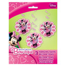 Unique Disney Mini Mouse 3 Hanging Swirl Decorations