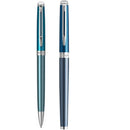 طقم أقلام واترمان هيمسفير مجموعة الريفيرا الفرنسية أزرق كروم سائل رولر + جاف