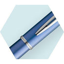 طقم أقلام واترمان الّوور أزرق كروم ريشة + جاف