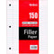 Enlivo Wide Ruled Loose Leaf Paper 3 hole 10.5x 8in - Pack of 150 Sheets