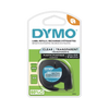 Dymo LT Tape 12mm x 4 meters - Black on Clear