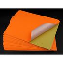 Coloured 250g Carton Sheets 50x70 cm with Adhesive Back - Pack of 1