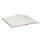NEW Lindner Standard Unpadded Leather Stamp Stock Book with 24 White Sheets & Glassine Strips 230x305mm - Red