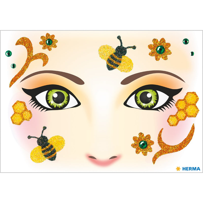 NEW Herma FACE ART Sticker Honey Bee - Pack of 1