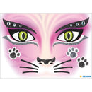 NEW Herma FACE ART Sticker Pink Cat - Pack of 1