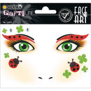 NEW Herma FACE ART Sticker Ladybug - Pack of 1