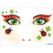 NEW Herma FACE ART Sticker Ladybug - Pack of 1