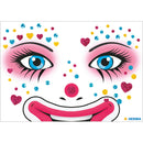NEW Herma FACE ART Sticker  Clown Annie - Pack of 1