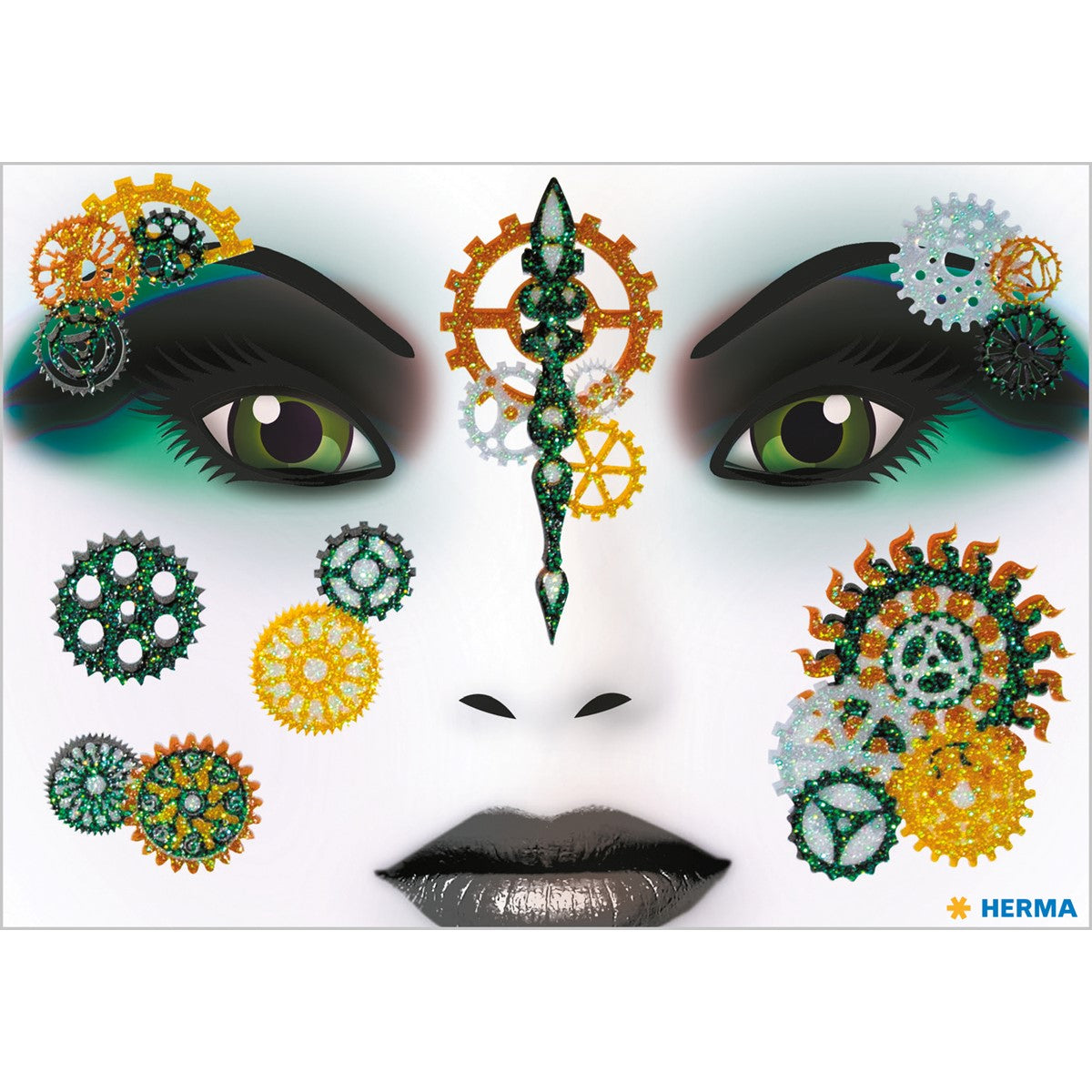 NEW Herma FACE ART Sticker  Punk Marie - Pack of 1