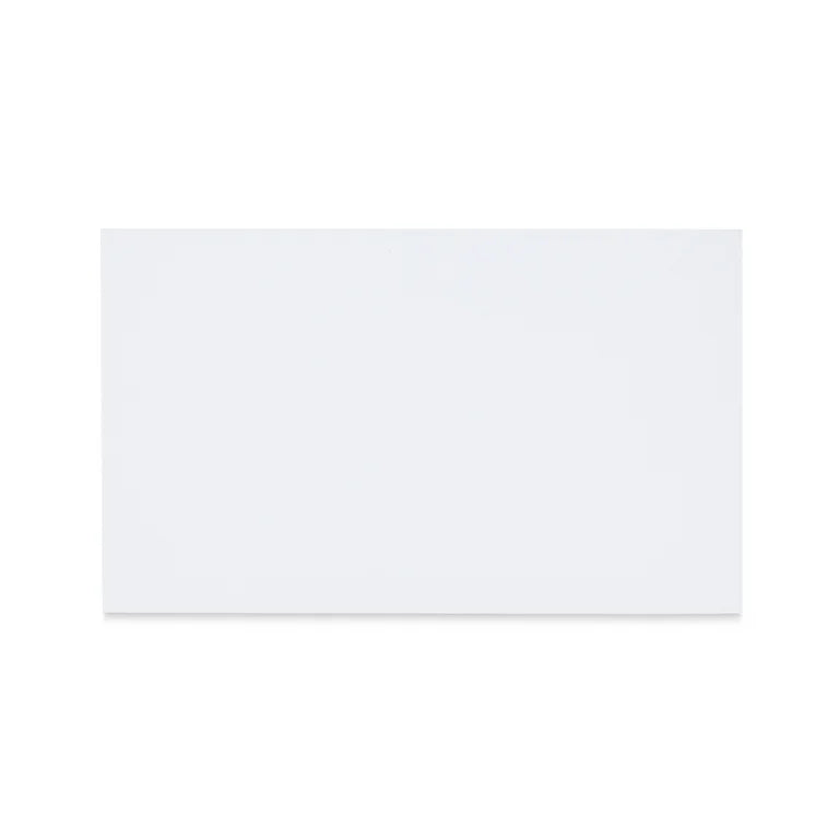 ILC Plain unruled Index Cards 3"x5" White - Pack of 50