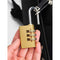 قفل حقيبة شنطة سفر نحاسي معدني عرض ٢٥ ملم مع ارقام 