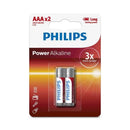 Philips AAA Alkaline Batteries - Pack of 2