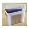 NEW Whitefurze 18.5L Allstore Transparent Storage Box with Lid 40 x 26 x 29 CM