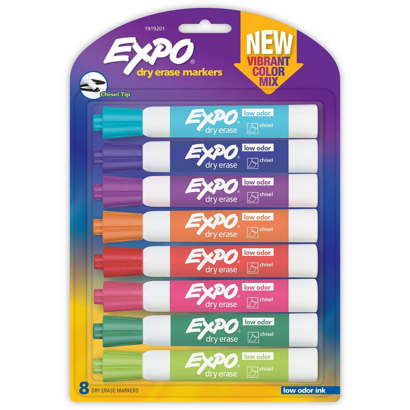Expo White Board Markers Brights - Set of 8