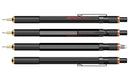 NEW Rotring 800 Metal Body Drafting Mechanical Pencil 0.7mm with Complete Retractable Head Black with Gold Trims - Limited Quantity