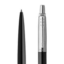 قلم حبر جاف باركر جوتر بريميوم  جسم معدني ستيل ملون ملقط كروم