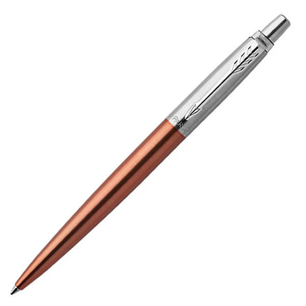 NEW Parker Jotter Premium Colored Stainless Steel Body CT Ballpoint Pen - Chelsea Orange