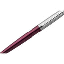 قلم حبر جاف باركر جوتر بريميوم  جسم معدني ستيل ملون ملقط كروم