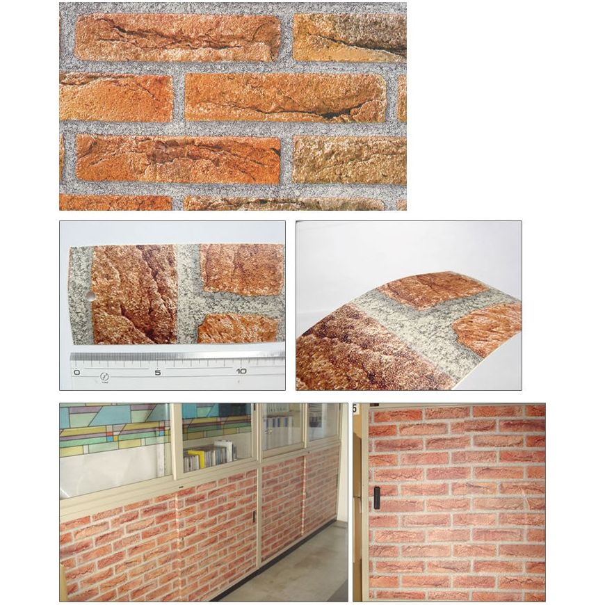 NEW D-C- Fix Design Foil Self Adhesive Sticky Back Plastic Vinyl Film Bricks 45cm x 15 Meter