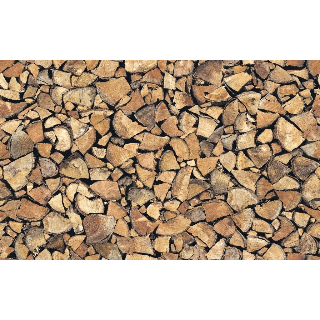 NEW D-C- Fix Design Foil Self Adhesive Sticky Back Plastic Vinyl Film Firewood Motif 45cm x 15 Meter