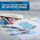 NEW Sharpie Mystic Gems Fine Permanent Markers Assorted Colours - Pack of 12