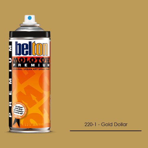 MOLOTOW Spray Paint 400ml - GOLD DOLLAR