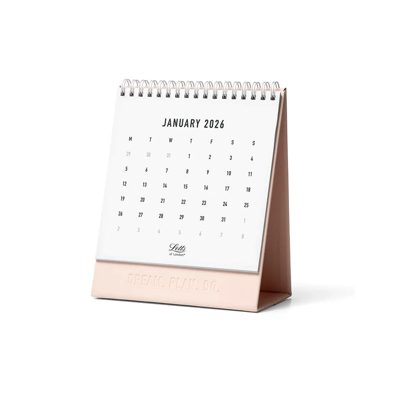 NEW Letts of London Conscious 2026 Desk Calendar 190x160x80mm