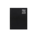 NEW Letts of London Rhino Day to Page with Appts+Notes+Planners Diary 2026 Black A5