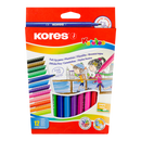 Kores Felt Tip Intensive Coloring Markers Fine Tip - Set