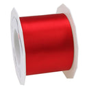 NEW Prasent ADRIA Satin Runner Ribbon 75 mm x 25 meter Red - Pack of 1