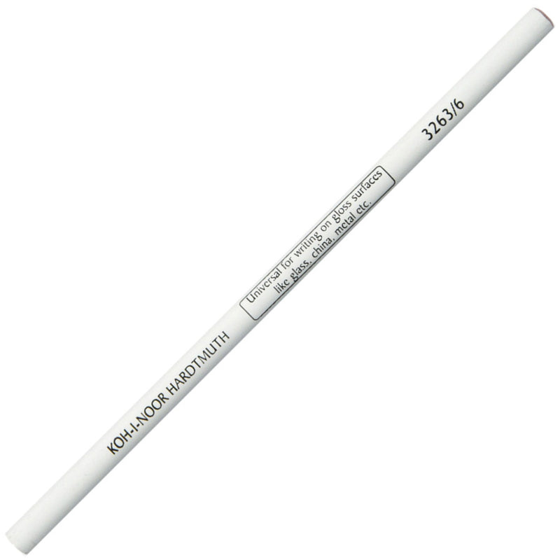 KOH-I-NOOR Special Coloured White Pencil Marker for Gloss Surfaces