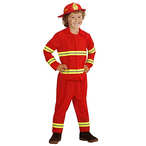 NEW W WIDMANN MILANO Party Fashion Kids Costume Firefighter NEW W WIDMANN MILANO Party Fashion Kids Costume Firefighter