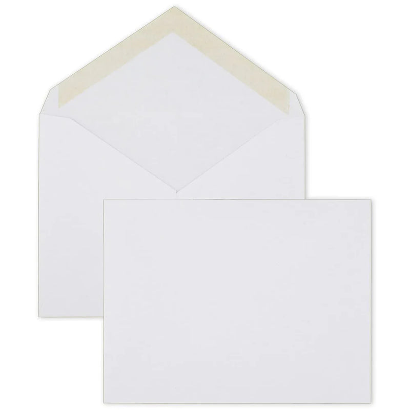 George White Invitation Envelopes 115x162mm  - Pack of 25