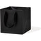 ILC Black Paper Gift Bag Large Square Bottom with Handles 40x40x40cm