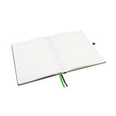 NEW Leitz COMPLETE Premium Ruled Hard Cover Notebook 100g Ivory 80 sheets IPAD Format - Black