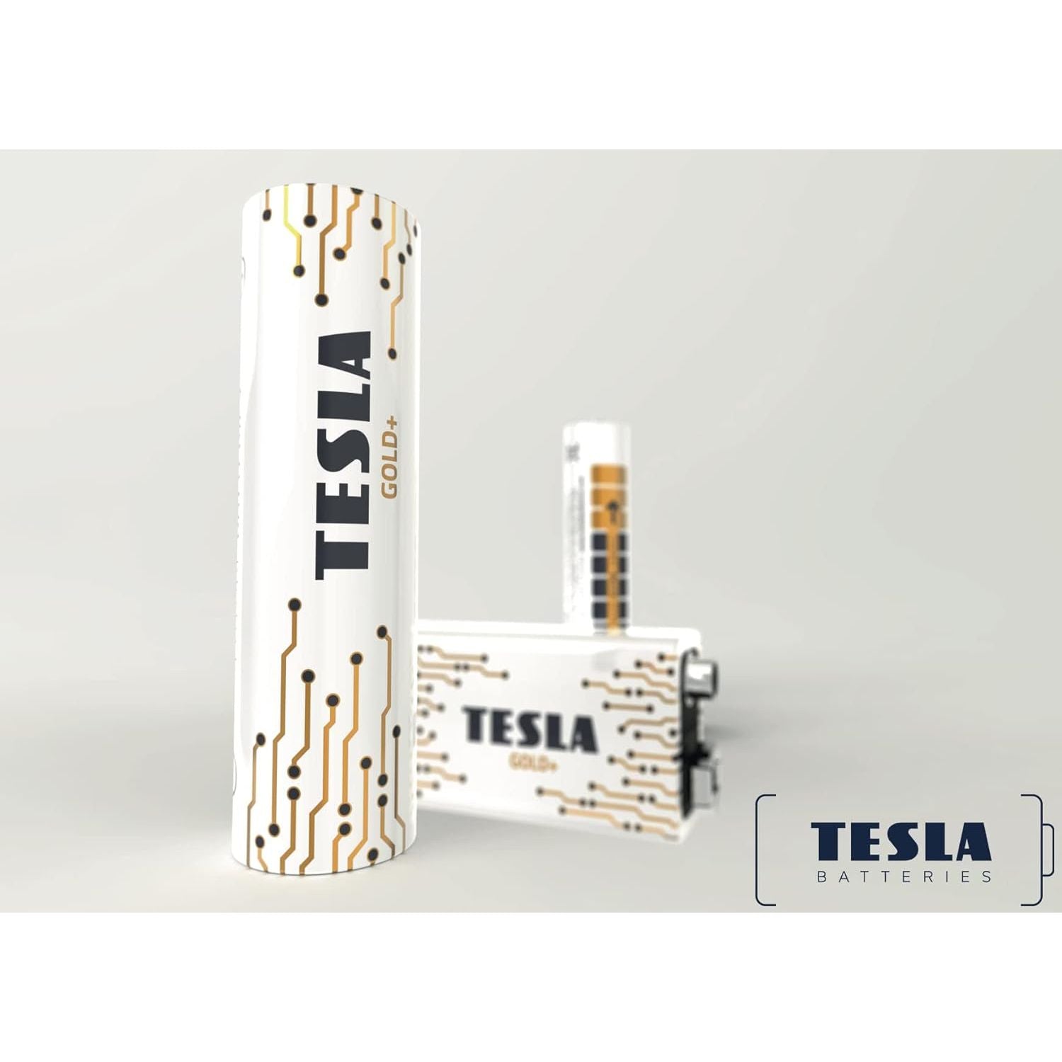 NEW TESLA Future Batteries Gold+ Alkaline D - Pack of 2 NEW TESLA Future Batteries Gold+ Alkaline D - Pack of 2