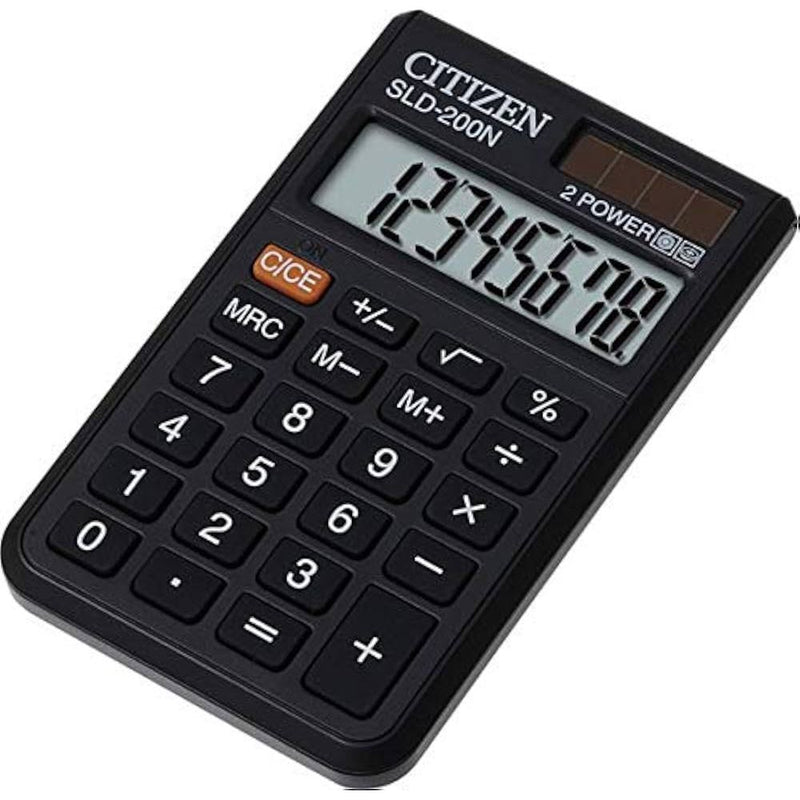 Special Offer Citizen SLD-200 Pocket Calculator 10x7cm - Pack of 2