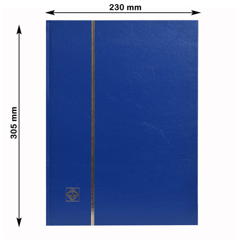 البوم طوابع غلاف صلب  ١٦ صفحة ابيض ليختروم بيسك قياس 
A4 
