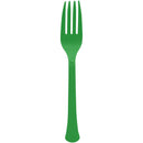 Amscan Big Party Cutlery Pack Festive Green - Pack of 100